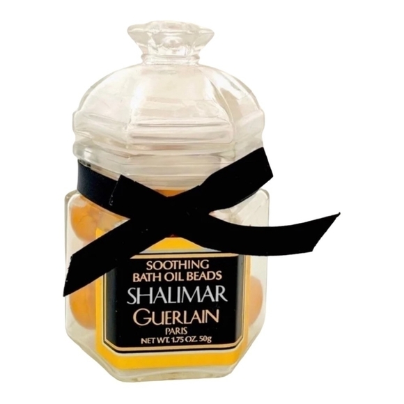 NWT Vintage GUERLAIN Shalimar Paris Soothing Bath Oil Beads Bath Capsules - Picture 3 of 6